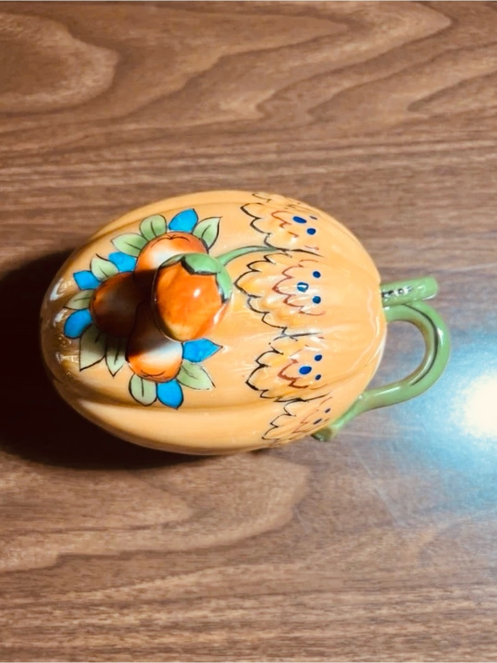 Noritake Morimura 1924-1935 hand painted melon shaped condiment dish , Vintage